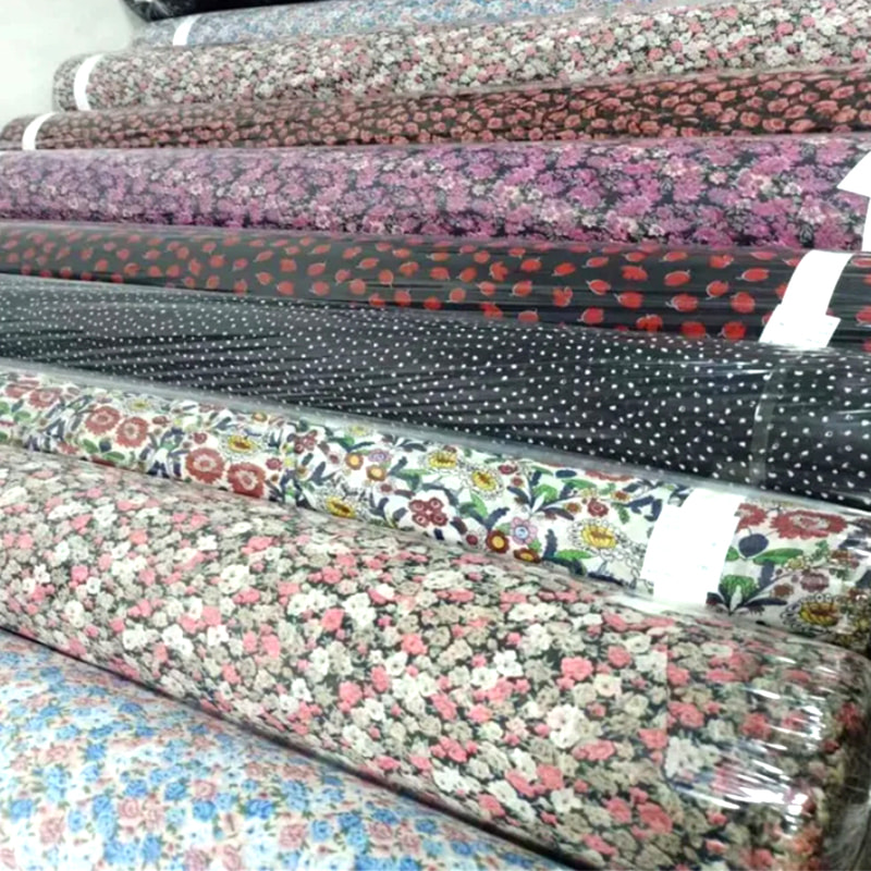 TMIE-08-3-2 115GSM poliesterska keper poplin tkanina s printom