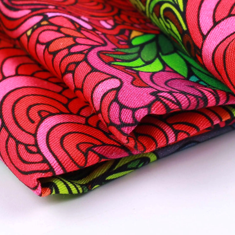 TMIE-08-3-2 115GSM poliesterska keper poplin tkanina s printom