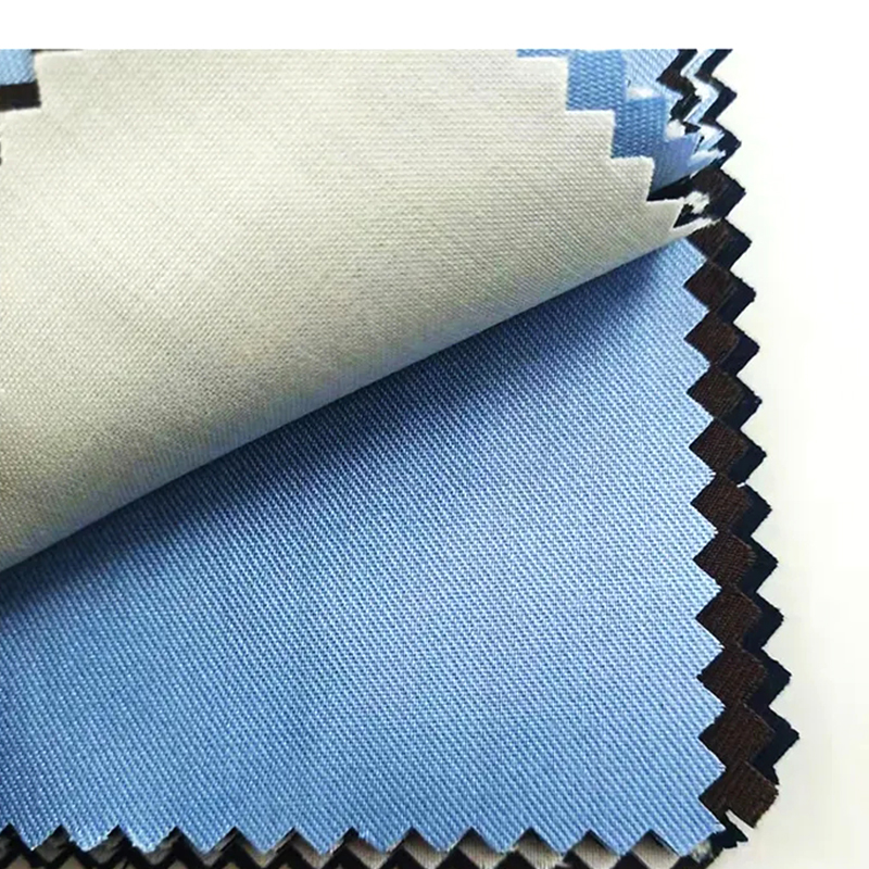 TMIE-08-4-2 Srednja težina 115GSM obojena poliesterska popelin keper tkanina
