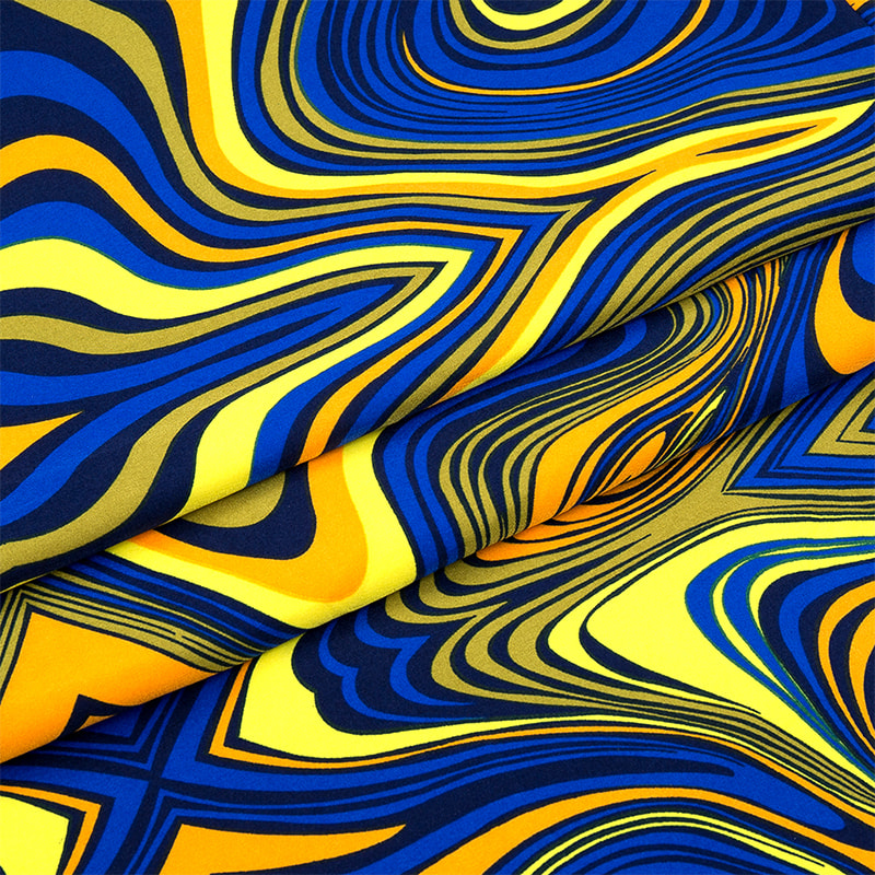 TIME-15-2-4 120 GSM poliesterska tkanina s rastezljivim printom u 4 smjera